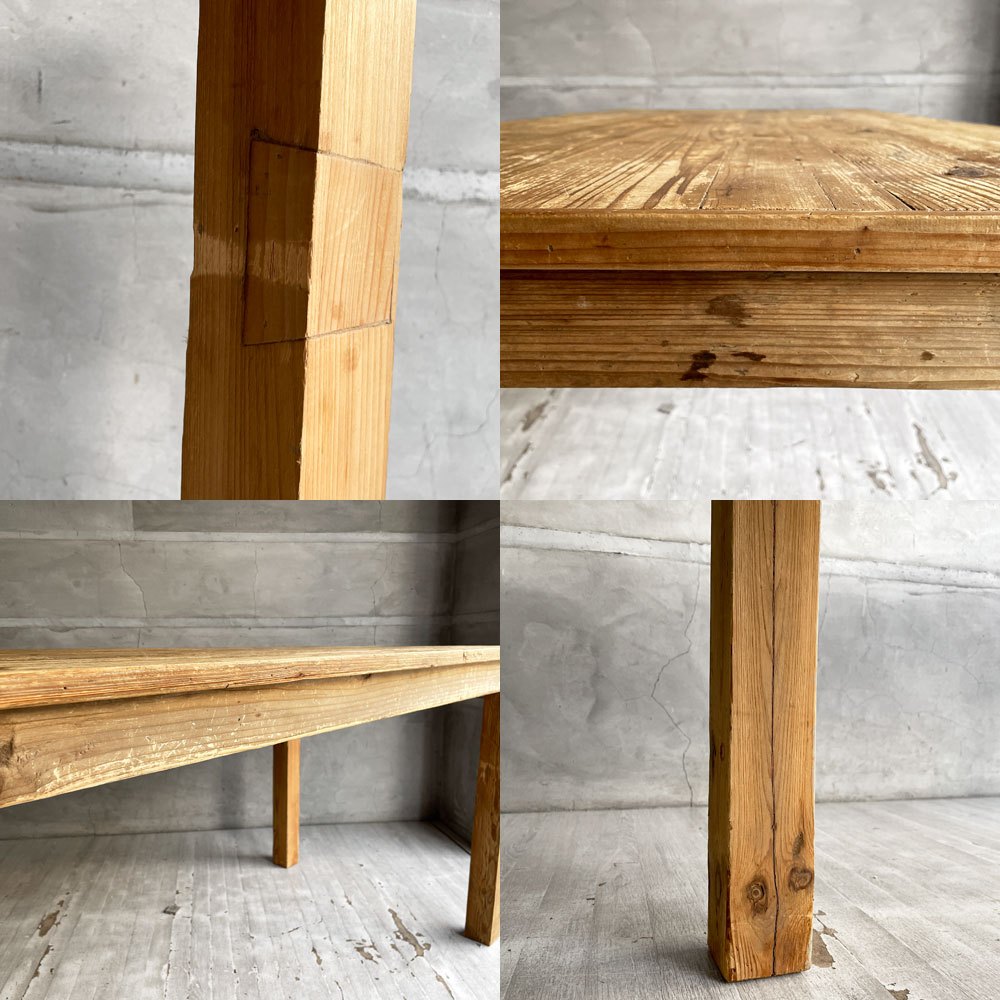 クラッシュゲート CRASH GATE イージーライフ EASY LIFE ヨハン JOHAN ダイニングテーブル パイン古材 W140cm 廃番仕様 ♪