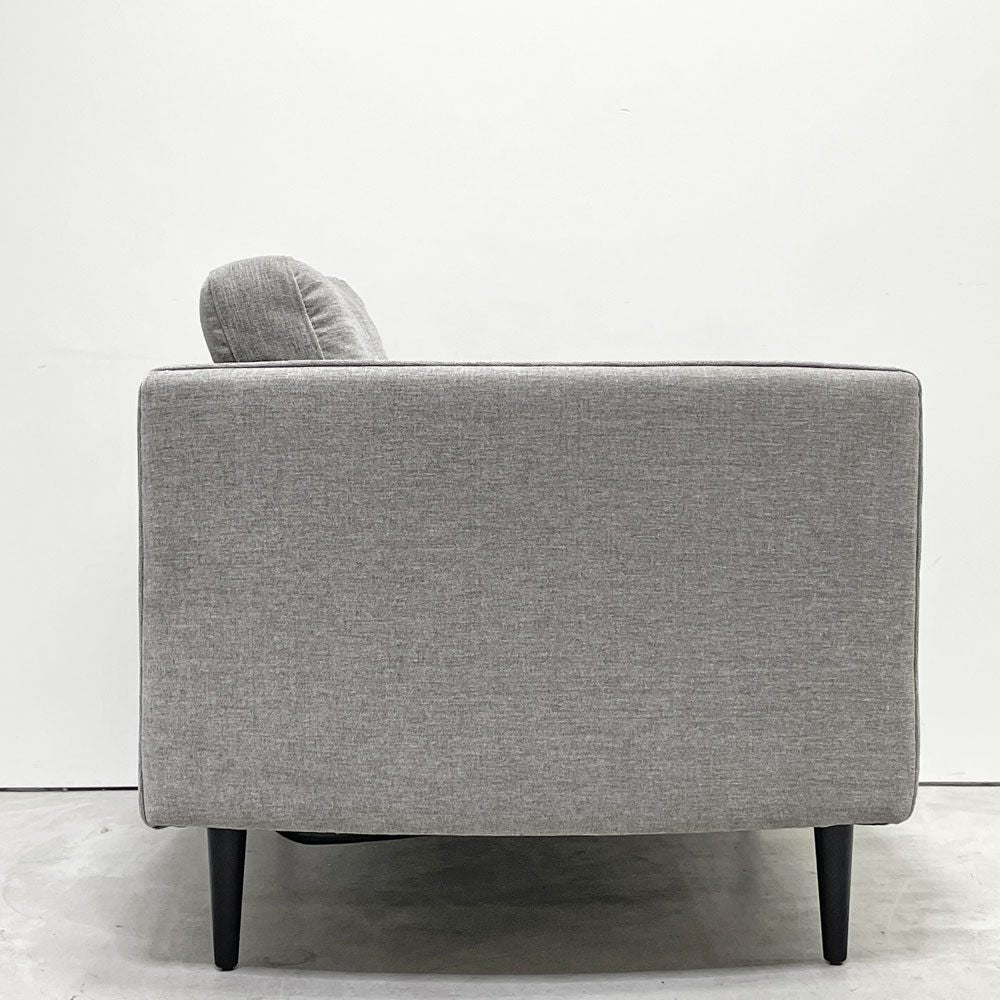 ボーコンセプト BoConcept リール LILLE 1Pソファ グレー ファブリック 北欧家具 モダンデザイン デンマーク アンダース・ノルガード 廃番 ●
