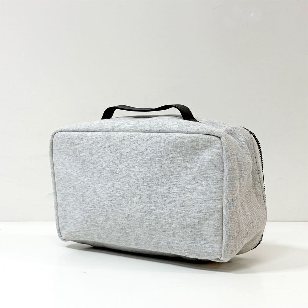 ブルネロクチネリ BRUNELLO CUCINELLI スウェット生地 ハンドバッグ ポーチ イタリア 約W26.5×D9×H15.5cm ●