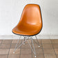 ハーマンミラー Herman Miller サイドシェルチェア セカンド 2nd FRP ナウガレザー ロータイプ エッフェルベース イームズ ビンテージ ◇