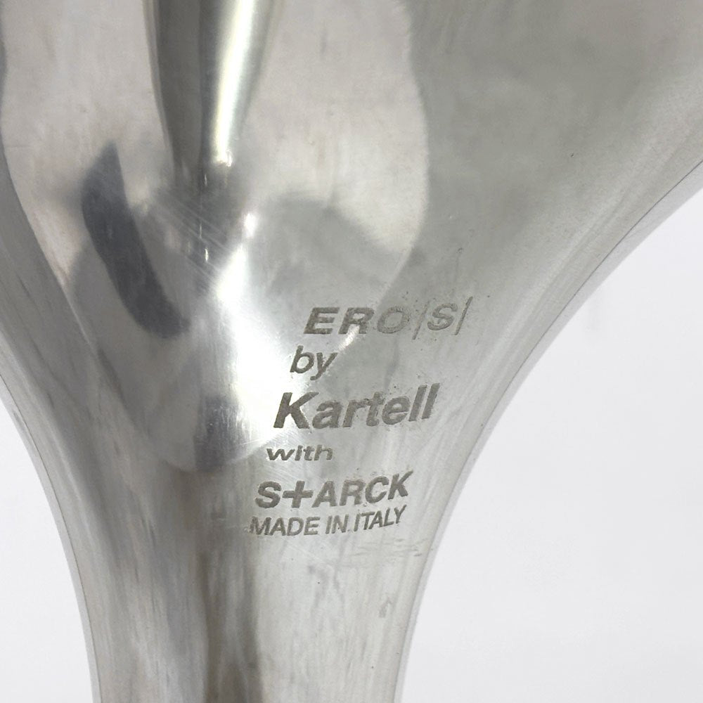 カルテル Kartell エロエス ERO S ダイニングチェア 1本脚 回転式 フィリップスタルク Philippe Starck スペースエイジ イタリアンモダン ブラック ●