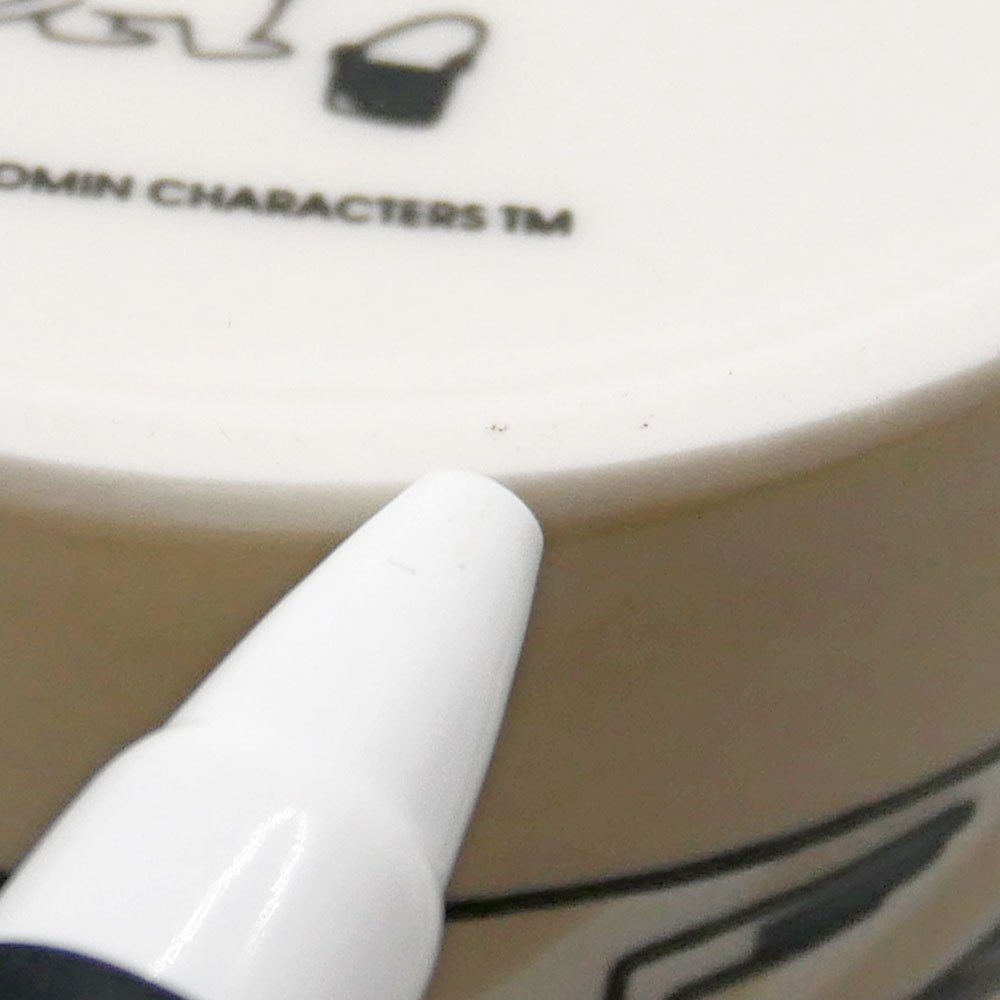 アラビア ARABIA ムーミンマグ MOOMIN フィリフヨンカ ベージュ 2004-13年 廃番 フィンランド 北欧食器 ●