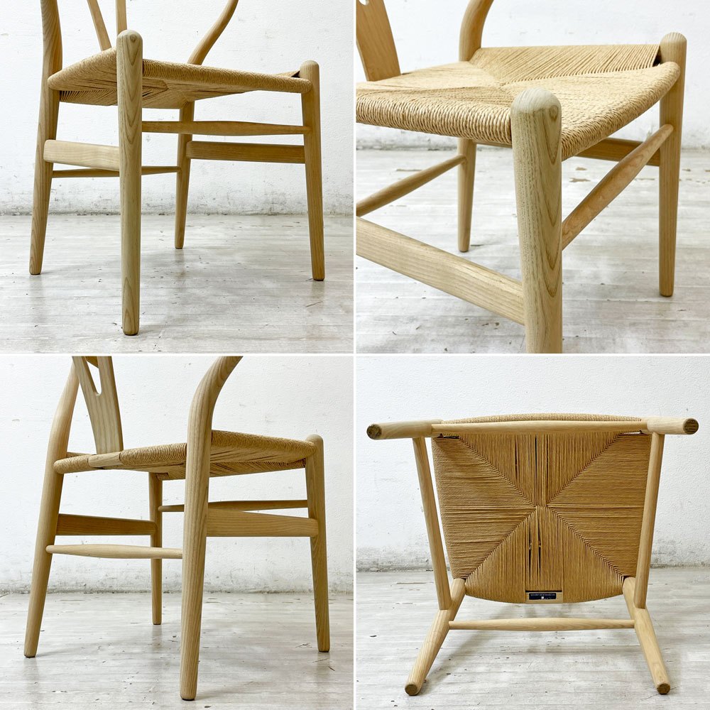 カールハンセン＆サン Carl Hansen & Son CH24 Yチェア アッシュ材 ソープフィニッシュ 日本仕様サイズ ハンス・J・ウェグナー デンマーク 北欧家具 ●