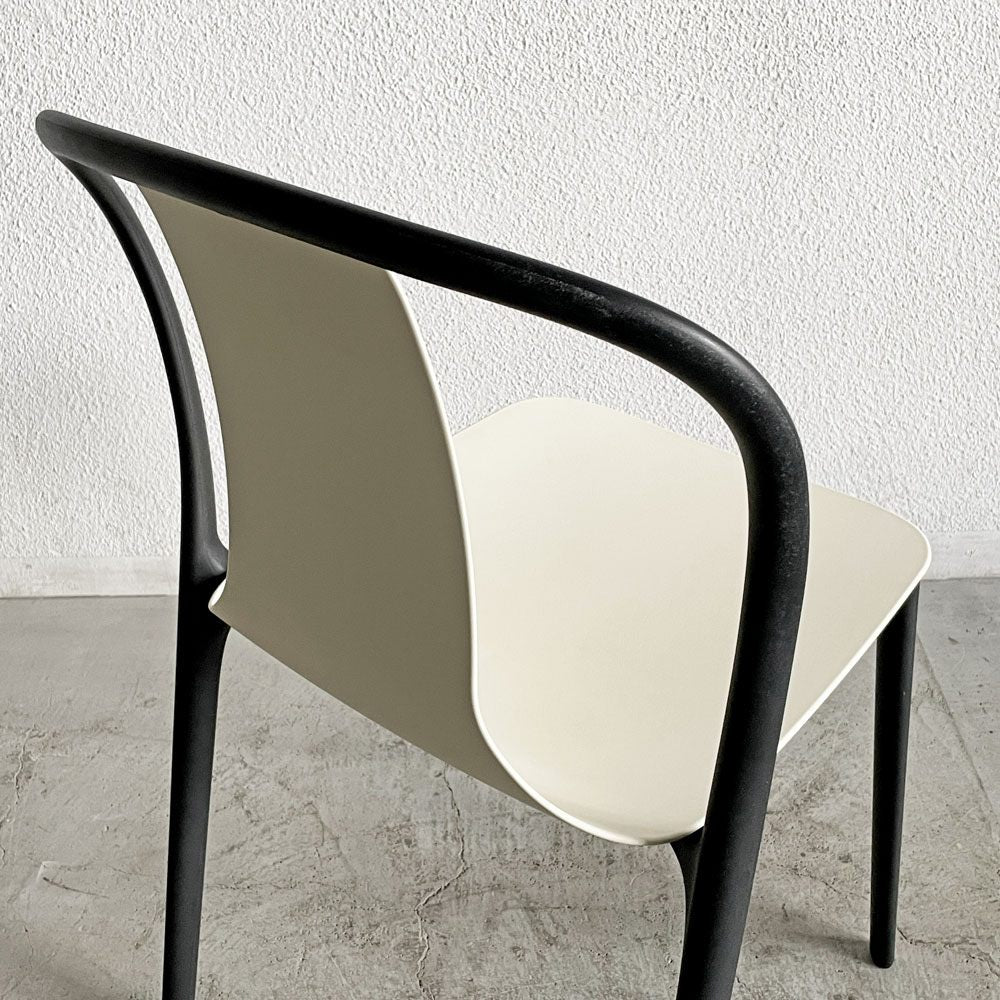 ヴィトラ Vitra ベルヴィルチェア Belleville Chair ダイニングチェア スタッキングチェア クリーム ロナン & エルワン・ブルレック B 〓