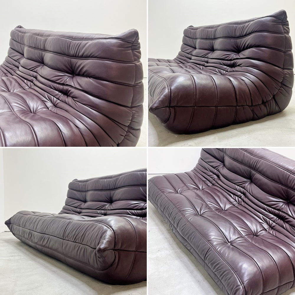 リーンロゼ ligne roset トーゴ TOGO 3Pソファ 3人掛けソファ 合成皮革 ミッシェル・デュカロワ Michel Ducaroy  ●