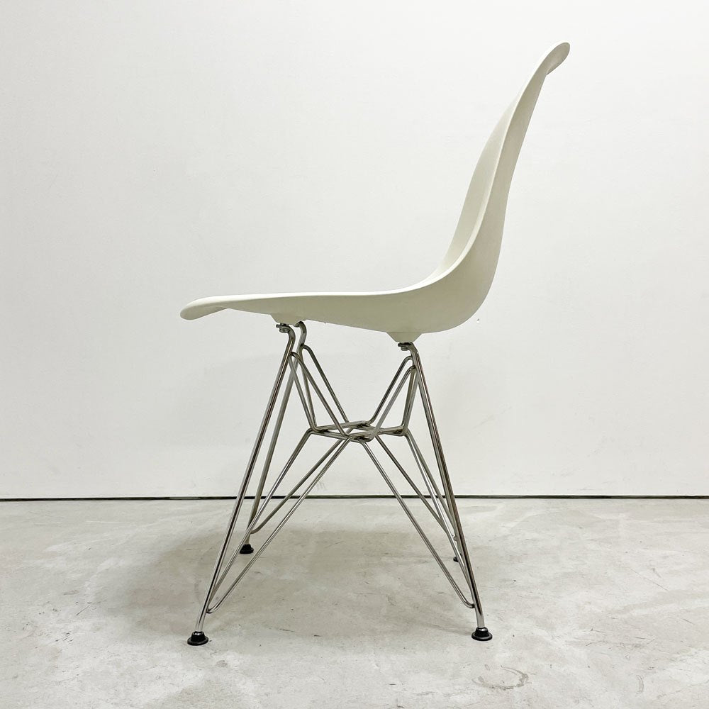 ハーマンミラー Herman Miller サイドシェルチェア ポリプロピレン製 ホワイト エッフェルベース C&R イームズ ミッドセンチュリー ●