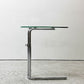 テクタ TECTA K22 サイドテーブル SIDE TABLE ガラス クリア 高さ調整可 アクセル・ブロッホイザー アレキサンダーカルダー ドイツ バウハウス ●