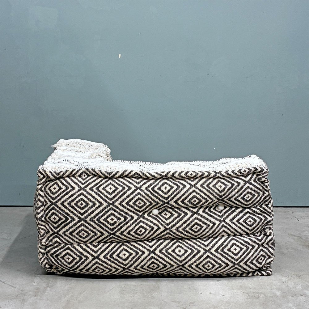 アデペシュ a.depeche ブロックマルチソファ Block Multi Sofa コーナー ジオ グレー GEO gray 定価￥41,800 ◎