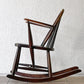 アーコール Ercol ロッキングチェア フープバック エルム材 ブルーラベル 1950年代 UKビンテージ 英国 ◇