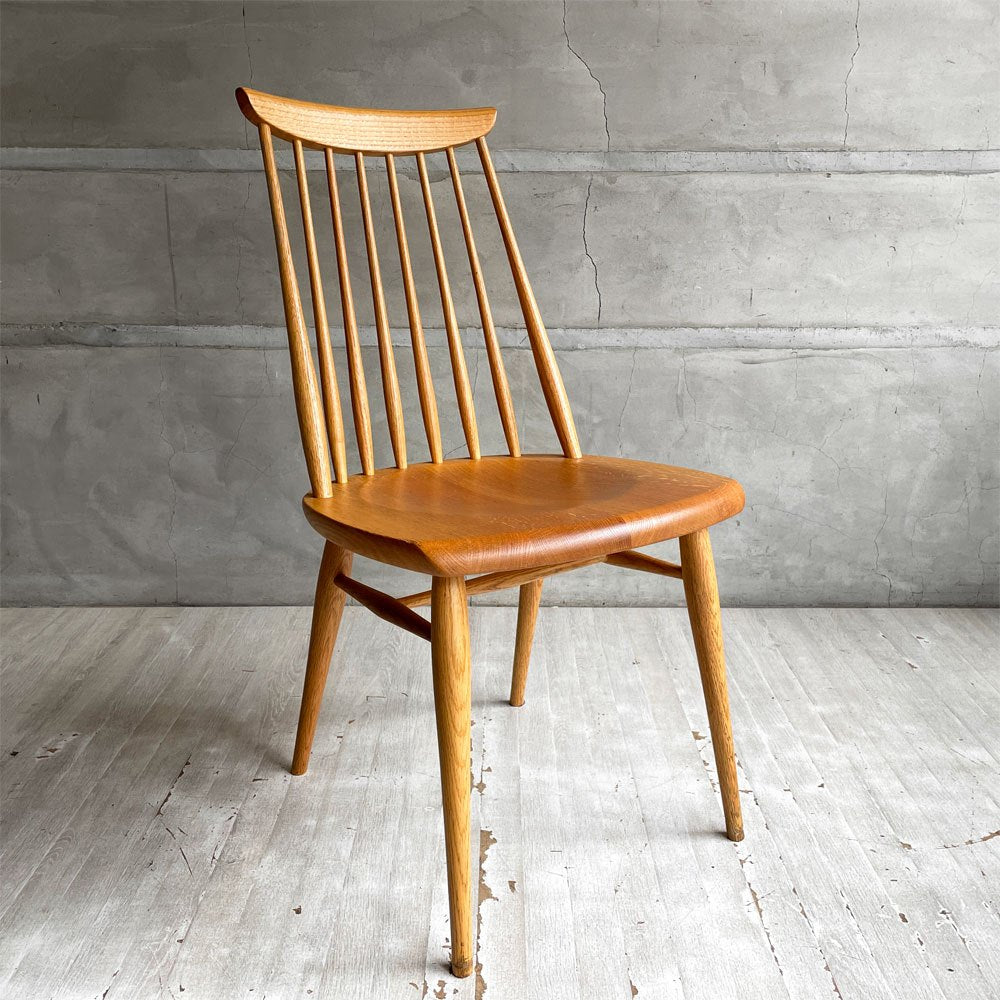 柏木工 KASHIWA ケイウィンザー K-WINDSOR ダイニングチェア サイドチェア SC5A オーク無垢材 飛騨家具 定価￥52,800- ♪