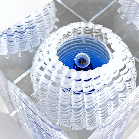 ヌータヤルヴィ Nuutajarvi イッタラ iittala アニュアルキューブ Annual Cube 1993 オイバ・トイッカ 232/2000 北欧雑貨 ビンテージ 希少 ■