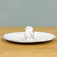 JBAdeV/Jean Baptiste Astierde Villatte 別注ソーサー Feuilles soucoupe a anse アスティエ・ド・ヴィラット ASTIER de VILLATTE 陶器 フランス A ◎