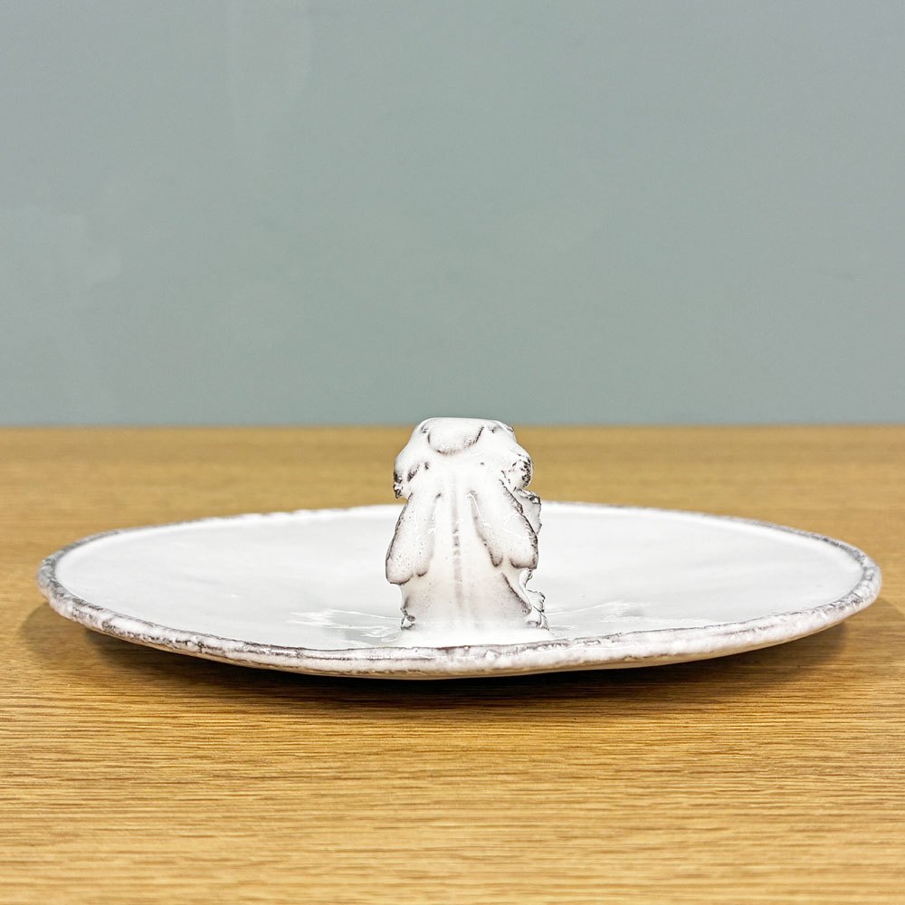 JBAdeV/Jean Baptiste Astierde Villatte 別注ソーサー Feuilles soucoupe a anse アスティエ・ド・ヴィラット ASTIER de VILLATTE 陶器 フランス A ◎