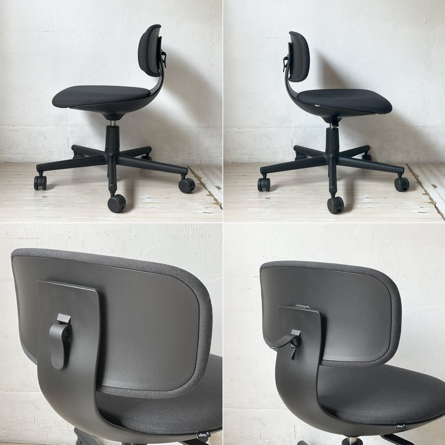 ヴィトラ vitra ルーキー Rookie デスクチェア キャスターチェア ダークグレー コンスタンチン・グルチッチ シンプルモダン B ★