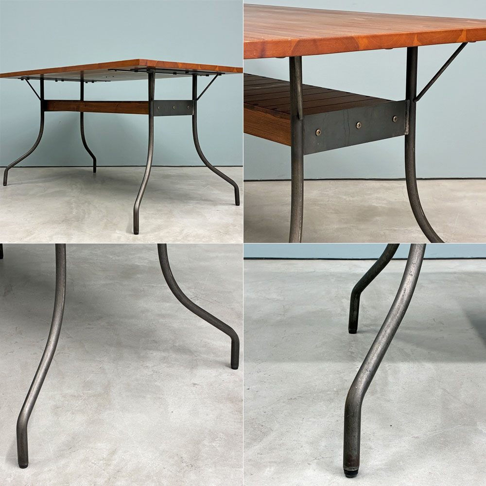 アデペシュ a.depeche ウォーム LD テーブル WARM LD TABLE W120cm カフェテーブル インダストリアルデザイン ◎