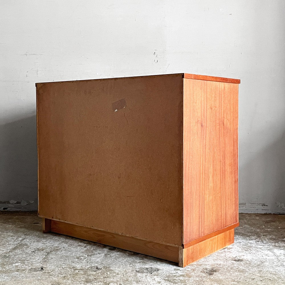 デンマーク ビンテージ Danish Vintage チーク材 チェスト 4ドロワー 抽斗4杯 W77×H66  北欧家具 北欧ビンテージ 鍵欠品 ■