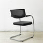 ヴィトラ vitra ビザビ2 Visavis2 アームチェア デスクチェア スタッキングチェア カンティレバー ブラック×ブラック アントニオ・チッテリオ ●