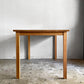 無印良品 MUJI 木製 ダイニングテーブル オーク無垢集成材 W140cm ナチュラルスタイル 廃番 ■