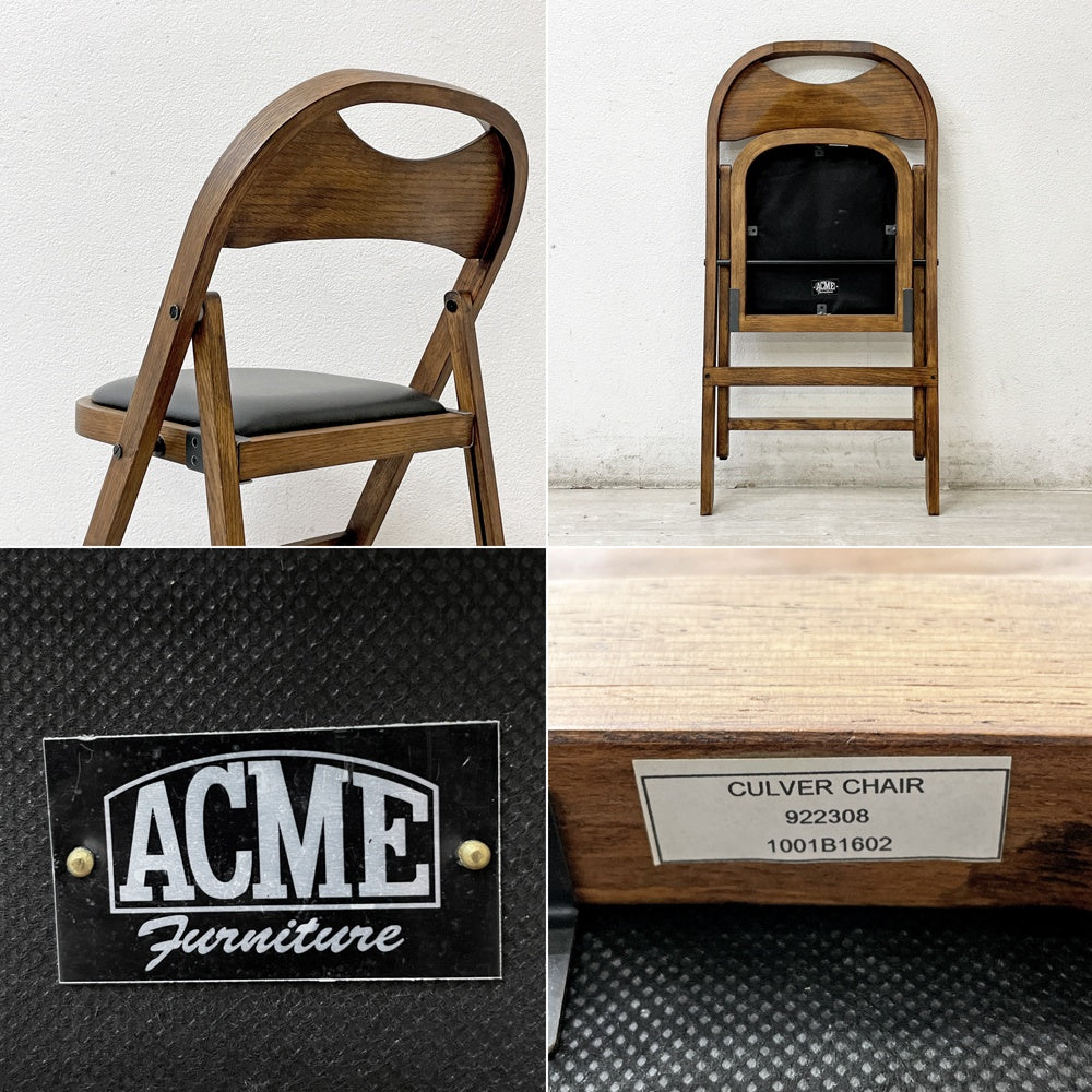 アクメファニチャー ACME Furniture カルバーチェア CULVER CHAIR フォールディングチェア ラバーウッド B ●