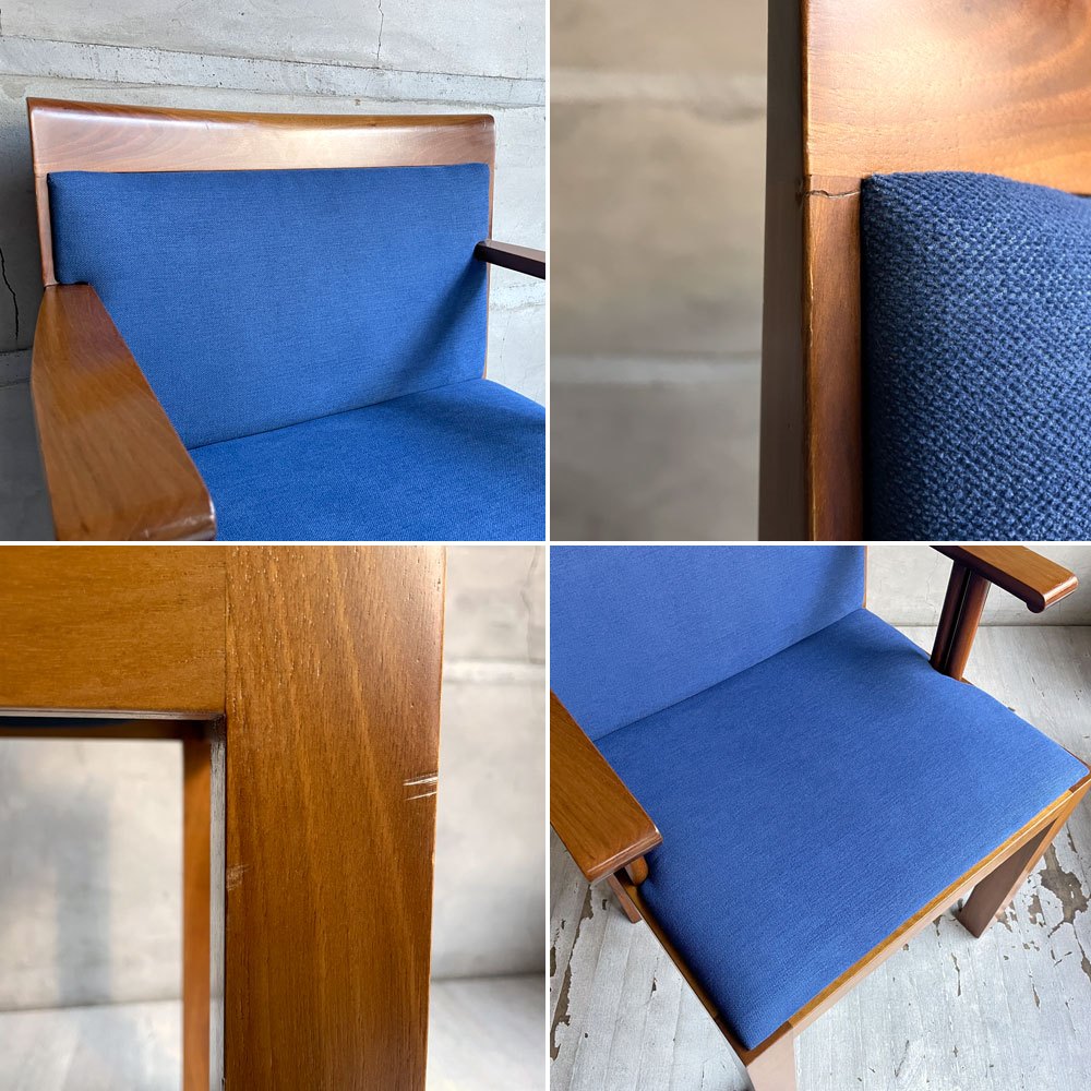 モルテーニ Molteni&C テアトロ Teatro アームチェア ダイニングチェア チェリー材 アルド ロッシ Aldo Rossi & ルカ メダ Luca meda イタリアビンテージ B