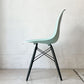ハーマンミラー HermanMiller サイドシェルチェア ドゥエルレッグ DSW アクアスカイ × エボニー ポリプロピレン製 2017年製 イームズ ミッドセンチュリー ★