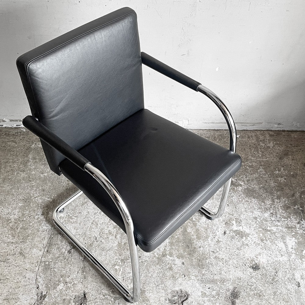 ヴィトラ vitra ビザソフト Visasoft アームチェア ミーティングチェア カンティレバー アントニオ・チッテリオ モダンデザイン A ■