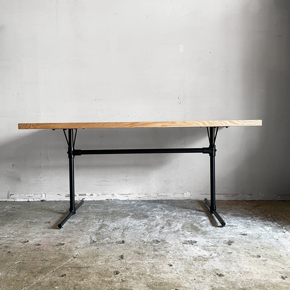 クラッシュゲート CRASH GATE ノットアンティークス Knot antiques サング SANG LDテーブル W140cm オーク材 アジャスター付 インダストリアル 定価￥74,800- ■
