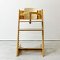 ストッケ STOKKE トリップトラップ TRIPP TRAPP ベビーチェア キッズチェア ナチュラル S/N3～ プラスチック背もたれ付 ノルウェー 北欧家具 ●