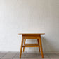 パシフィックファニチャーサービス P.F.S. ローテーブル DH TEA TABLE WITH SHELF Sサイズ W102cm ナラ材 ライトブラウン マガジンラック付 ◇
