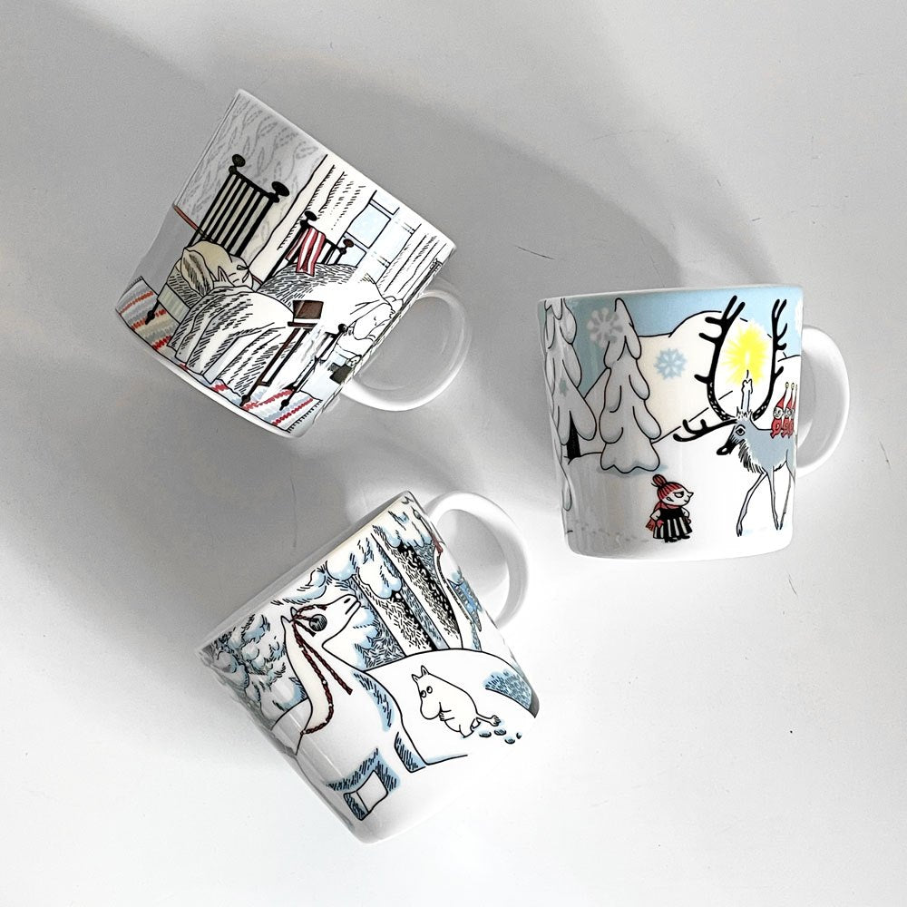 アラビア ARABIA ムーミンマグ MOOMIN スノーホース 2016年 冬限定 トーベ・ヤンソン フィンランド 北欧食器 ■