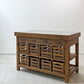 クラッシュゲート CRASH GATE ノットアンティークス Knot antiques ポタリー POTTERY アイランドテーブル 古材 トタン 関家具 インダストリアル 展示品 ●