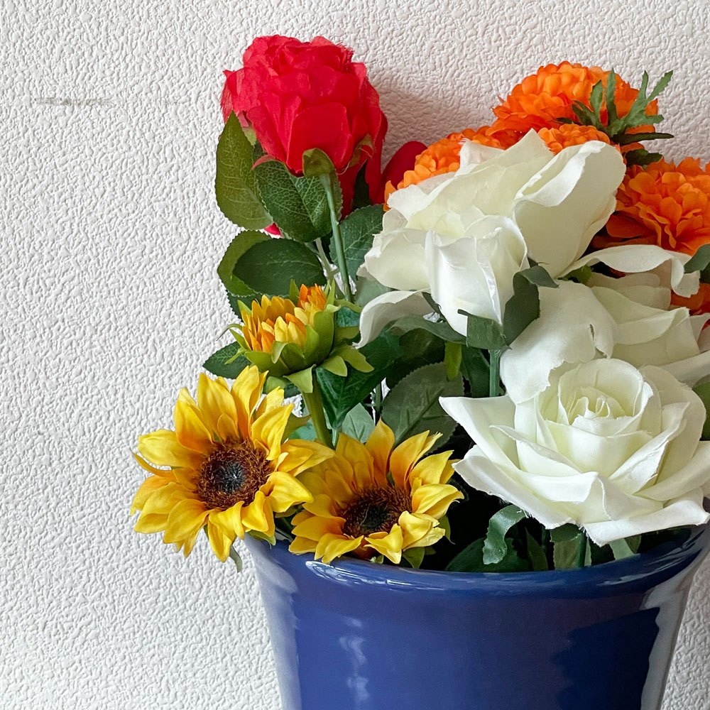 バウアーポタリー Bauer Pottery リングウェア ベース Ringware Vase 11inch ブルー 花瓶 アメリカ 参考価格約19,800円 ◇