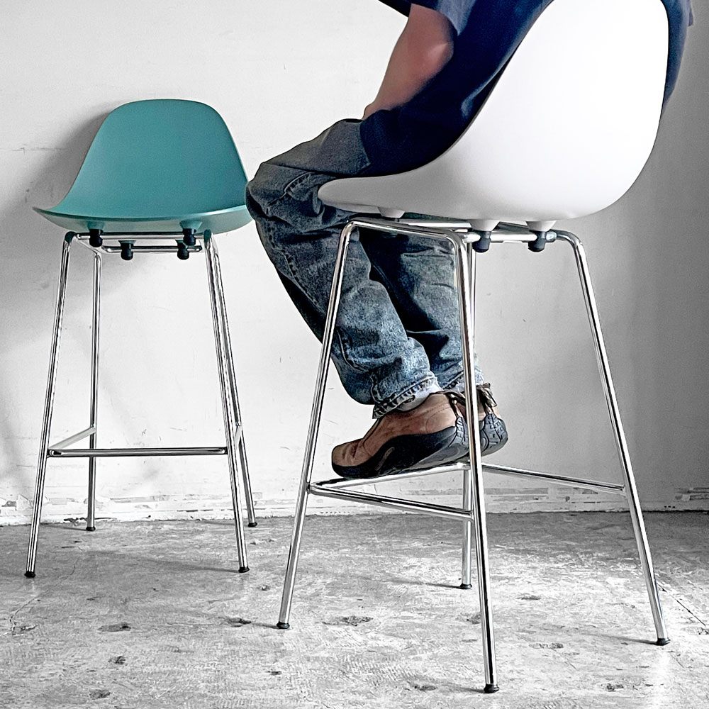 トゥー TOOU TA スツール TA Stool ハイスツール カウンターチェア ハイバック オーシャンブルー イタリア ■
