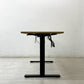 かなでもの KANADEMONO ザ・テーブル THE TABLE 電動昇降脚 FlexiSpot リノリウム天板 ブラック 参考価格約144,800円 ●