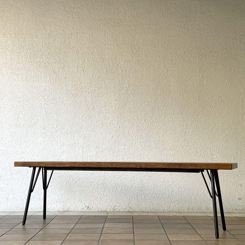アクメファニチャー ACME Furniture グランビュー ベンチ GRANDVIEW BENCH オーク無垢材 スチール Lサイズ インダストリアル W150cm 定価￥50,600- ◇