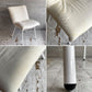 リーンロゼ ligneroset ロゼカラン ROSET Calin steel leg ダイニングチェア  ブラック×ホワイト キルティング スチールレッグ パスカル ムールグ フランス B ♪