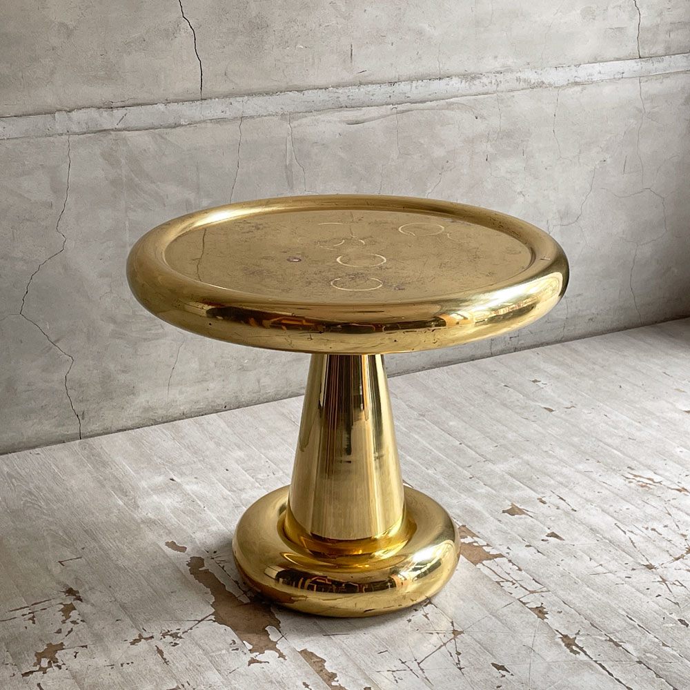 トムディクソン Tom Dixon スパンテーブル ショート ブラス SPUN TABLE SHORT BRASS 真鍮 サイドテーブル 定価￥341,000-♪