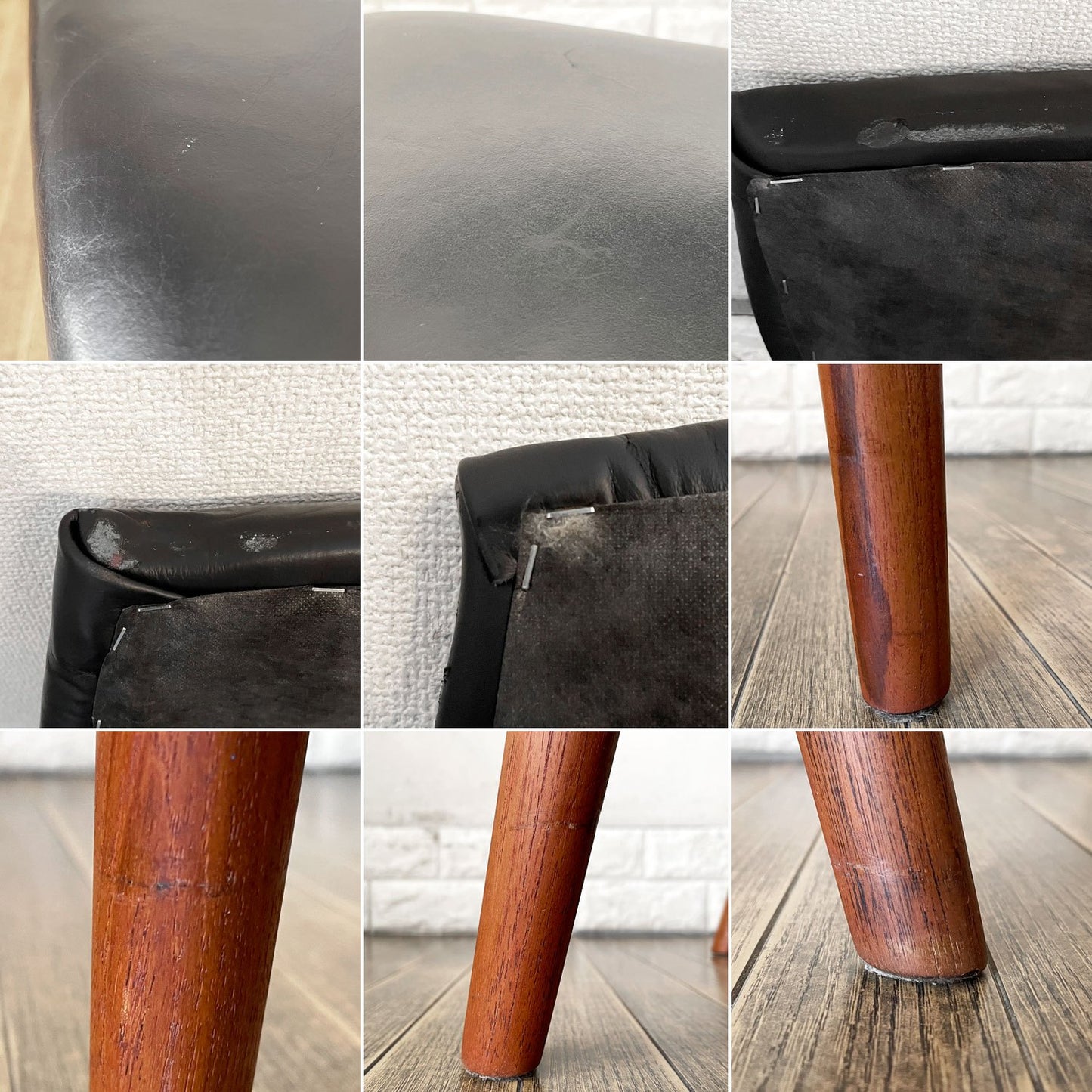 スコウアンデルセン Schou Andersen No.42 ハーフアーム ダイニングチェア チーク材 本革 カイ・クリスチャンセン kai christensen デンマーク 北欧ビンテージ ◎