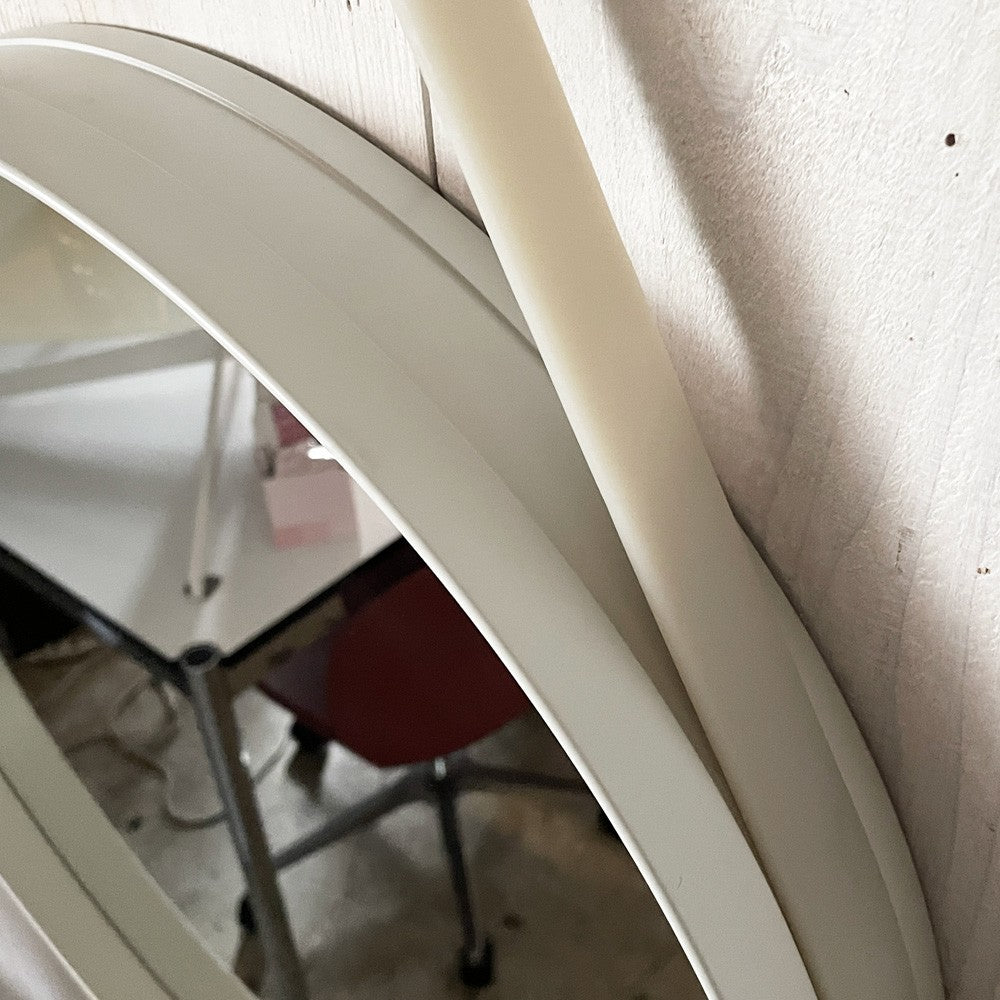 ヘイ HAY ストラップミラー STRAP MIRROR NO 2 ウォールミラー ライトグレー Φ50 壁掛け鏡 北欧家具 定価￥55,000- ■