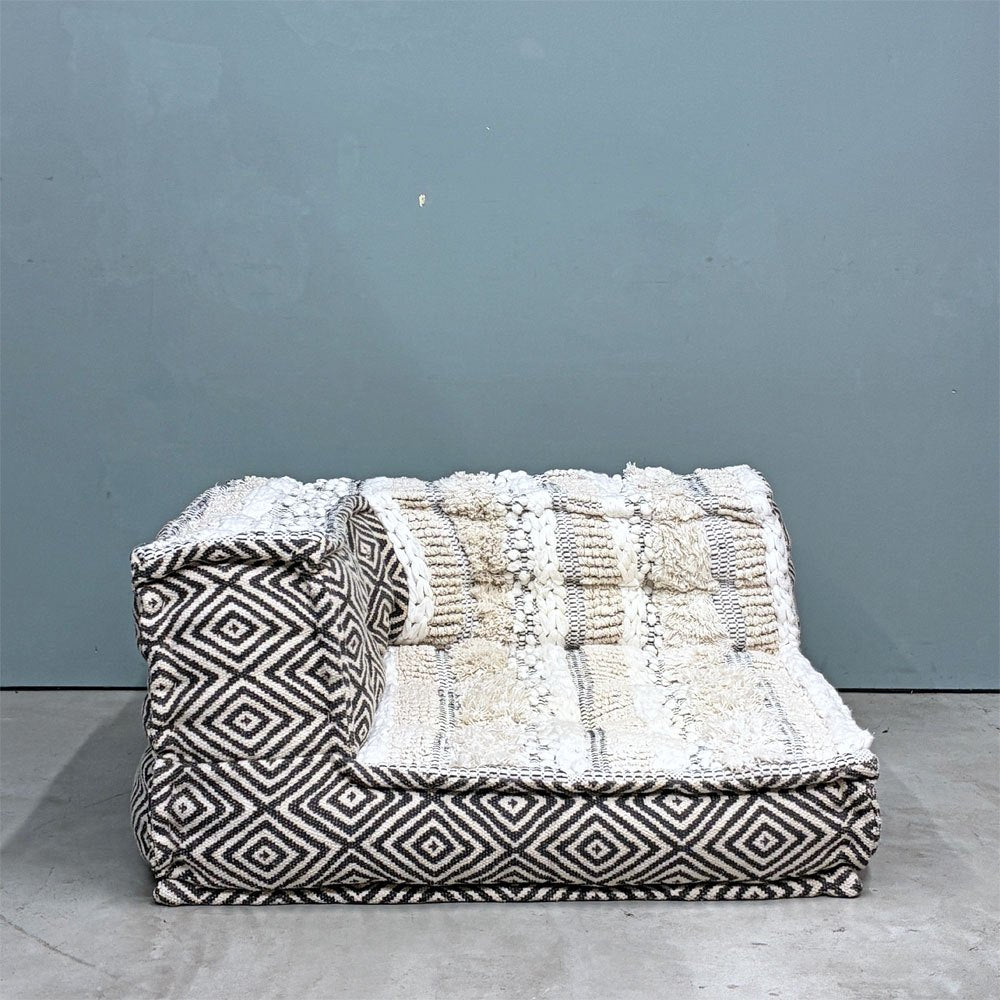 アデペシュ a.depeche ブロックマルチソファ Block Multi Sofa コーナー ジオ グレー GEO gray 定価￥41,800 ◎