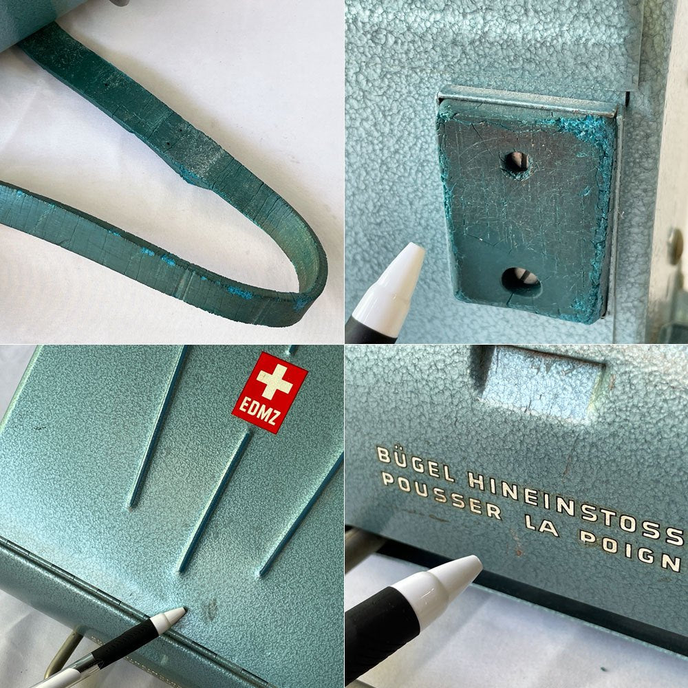 EDMZ スイス連邦材料科学研究所 スイス軍放出品 輪転印刷機 AM115 携帯用 現状品 ◇