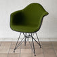 ハーマンミラー Herman Miller アームシェルチェア セカンド 2nd アプホルスター エンボスレス エッフェルベース 張り替え済み イームズ ◇