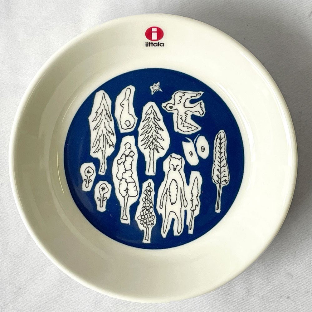 イッタラ iittala × ミナペルホネン minä perhonen フォレストライフ forest life プレート 12cm 2枚セット 箱付き 未使用保管品 ◇