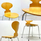フリッツハンセン Fritz Hansen 3101 アリンコチェア アントチェア 4本脚 ナチュラルビーチ ラッカー仕上げ アルネ・ヤコブセン D ●