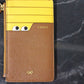 アニヤハインドマーチ ANYA HINDMARCH Peeping Eyes ジップ カードケース パスケース ゴートレザー ◎