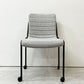 コクヨ KOKUYO オフセットフレームチェア offset frame chair オフィスチェア スタッキングチェア 4脚セット 4本脚 ファブリックシート スカイグレー キャスター 総定価￥274,800- B ●