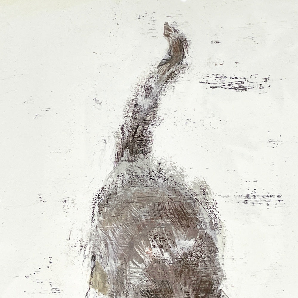 酒井 駒子 ヨクネルとひな 複製 原画 40/150 ジークレー版画 デジタル・リトグラフ 絵本作家 額装品 ●