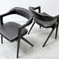 スクエアルーツ SQUARE ROOTS ランナチェア LANNA CHAIR ダイニングチェア アームチェア オーク材×牛革 レザー 参考価格￥77,000- A ●