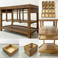 クラッシュゲート CRASH GATE ノットアンティークス Knot antiques ポタリー POTTERY アイランドテーブル 古材 トタン 関家具 インダストリアル 展示品 ●