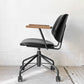 クラッシュゲート CRASHGATE ノットアンティークス Knot Antiques アボック ABOCK デスクチェア ブラック オーク材 肘付き 展示美品 ★